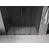 Mexen Velar L Duo 180 cm Sliding Shower Doors, Graphite, Black - 871-180-003-42-70