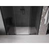 Mexen Velar L Duo drzwi prysznicowe rozsuwane 180 cm, grafit, czarne - 871-180-003-42-70