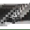 Mexen Velar L Duo Schiebetüren 180 cm, Graphit, Schwarz - 871-180-003-42-70