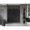 Mexen Velar L Duo portes de douche coulissantes 180 cm, graphite, gun metal - 871-180-003-42-95
