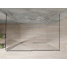 Mexen Omega-3S 3-seinaline dušinurk, liuguks 130 x 90 cm, läbipaistev, kroom - 825-130-090-01-00-3S