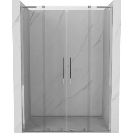 Mexen Velar L Duo porte de douche coulissante 140 cm, transparent, chrome - 871-140-003-02-01