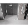 Mexen Velar L Duo lükandustega duššiuks 160 cm, läbipaistev, valge - 871-160-003-02-20