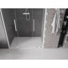 Mexen Velar L Duo Schiebetüren 160 cm, transparent, weiß - 871-160-003-02-20