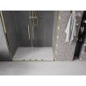 Mexen Velar L Duo drzwi prysznicowe rozsuwane 150 cm, transparent, złote - 871-150-003-02-50
