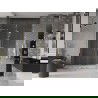 Mexen Velar L Duo Duschschiebetüren 140 cm, transparent, gold - 871-140-003-02-50