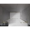 Mexen Velar L Duo drzwi prysznicowe rozsuwane 160 cm, transparent, złote - 871-160-003-02-50