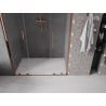 Mexen Velar L Duo drzwi prysznicowe rozsuwane 140 cm, transparent, różowe złoto - 871-140-003-02-60