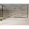 Mexen Omega-3S 3-seinaline dušikabiin, lükand, 140 x 80 cm, läbipaistev, kroom - 825-140-080-01-00-3S