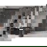 Mexen Velar L Duo schuifdouchedeur 150 cm, transparant, geborsteld koper - 871-150-003-02-65