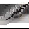 Mexen Velar L Duo schuifbare douchedeur 150 cm, transparant, geborsteld kanongrijs - 871-150-003-02-66