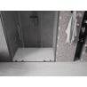 Mexen Velar L Duo Schiebetüren 160 cm, transparent, gun grau gebürstet - 871-160-003-02-66