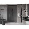 Mexen Velar L Duo Schiebetüren 160 cm, transparent, gun grau gebürstet - 871-160-003-02-66