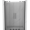 Mexen Velar L Duo liuguksed duššile 150 cm, läbipaistev, must - 871-150-003-02-70