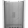 Mexen Velar L Duo porte de douche coulissantes 150 cm, transparentes, noires - 871-150-003-02-70