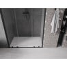 Mexen Velar L Duo drzwi prysznicowe rozsuwane 140 cm, transparent, czarne - 871-140-003-02-70