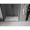 Mexen Velar L Duo drzwi prysznicowe rozsuwane 160 cm, transparent, czarne - 871-160-003-02-70