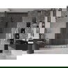Mexen Velar L Duo schuifdeur douche 160 cm, transparant, gun metal - 871-160-003-02-95