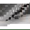 Mexen Velar L Duo Schiebetüren, 150 cm, transparent, gebürsteter Nickel - 871-150-003-02-97