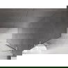 Mexen Velar L Duo Schiebetüren, 150 cm, transparent, gebürsteter Nickel - 871-150-003-02-97