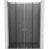 Mexen Velar L Duo porte de douche coulissante 140 cm, graphite, chrome - 871-140-003-42-01