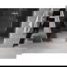Mexen Velar L Duo schuifdouchedeur 140 cm, grafiet, chroom - 871-140-003-42-01