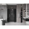 Mexen Velar L Duo drzwi prysznicowe rozsuwane 140 cm, grafit, chrom - 871-140-003-42-01