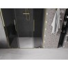 Mexen Velar L Duo lükandustega dušiuksed 140 cm, grafiit, kuldsed - 871-140-003-42-50
