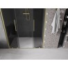 Mexen Velar L Duo lükanduksed dušile 140 cm, grafiit, harjatud kuld - 871-140-003-42-55