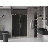 Mexen Velar L Duo lükanduksed dušile 140 cm, grafiit, harjatud kuld - 871-140-003-42-55