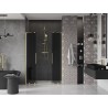 Mexen Velar L Duo lükanduksed dušile 140 cm, grafiit, harjatud kuld - 871-140-003-42-55