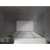 Mexen Velar L Duo portes de douche coulissantes 140 cm, graphite, or brossé - 871-140-003-42-55
