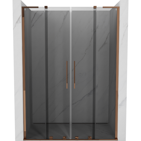 Mexen Velar L Duo liuguksed 160 cm, grafiit, roosa kuld - 871-160-003-42-60