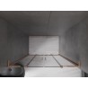 Mexen Velar L Duo 140 cm Sliding Shower Door, Graphite, Brushed Copper - 871-140-003-42-65