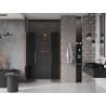 Mexen Velar L Duo drzwi prysznicowe rozsuwane 160 cm, grafit, różowe złoto - 871-160-003-42-60