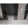Mexen Velar L Duo drzwi prysznicowe rozsuwane 160 cm, grafit, miedź szczotkowana - 871-160-003-42-65