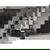 Mexen Velar L Duo Schiebetüren 160 cm, graphit, gun gray gebürstet - 871-160-003-42-66