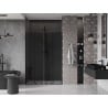 Mexen Velar L Duo drzwi prysznicowe rozsuwane 160 cm, grafit, czarne - 871-160-003-42-70