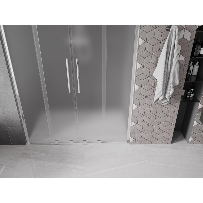 Mexen Velar L Duo lükanddushuks 150 cm, härmas, kroom - 871-150-003-32-01