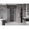 Mexen Velar L Duo sliding shower door 160 cm, frost, chrome - 871-160-003-32-01