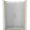 Mexen Velar L Duo lükanddušš uksed 140 cm, udu, kuldne - 871-140-003-32-50