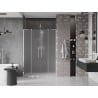 Mexen Velar L Duo sliding shower door 160 cm, frost, chrome - 871-160-003-32-01