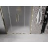 Mexen Velar L Duo Sliding Shower Door 140 cm, Frosted, Gold - 871-140-003-32-50