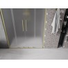 Mexen Velar L Duo dušiuksed liuglevad 140 cm, matt, kuldne harjatud - 871-140-003-32-55