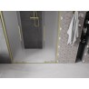 Mexen Velar L Duo dušiuksed liuglevad 140 cm, matt, kuldne harjatud - 871-140-003-32-55