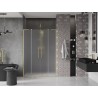 Mexen Velar L Duo dušiuksed liuglevad 140 cm, matt, kuldne harjatud - 871-140-003-32-55
