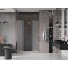 Mexen Velar L Duo porte de douche coulissantes 140 cm, verre givré, or rose - 871-140-003-32-60