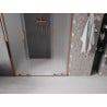 Mexen Velar L Duo sliding shower door 150 cm, frosted, rose gold - 871-150-003-32-60