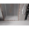 Mexen Velar L Duo sliding shower door 150 cm, frosted, rose gold - 871-150-003-32-60