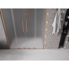Mexen Velar L Duo drzwi prysznicowe rozsuwane 140 cm, szron, miedź szczotkowana - 871-140-003-32-65